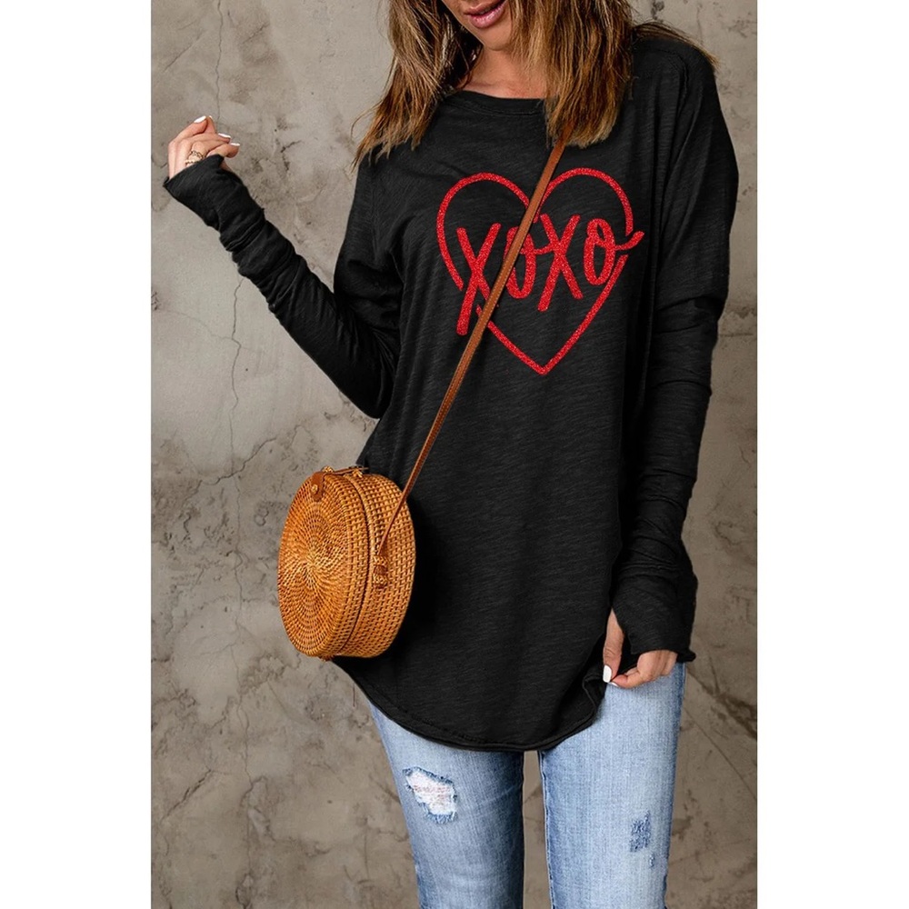 NWT Always Yours Top, XO (S M L)